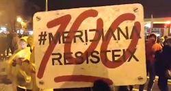 100 dies de #MeridianaResisteix i actes per la llibertat dels presos polítics, tot i la tempesta