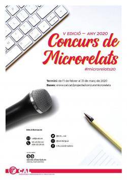 S'obre el termini per participar en el Concurs de Microrelats de la CAL