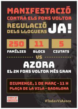 El Sindicat de Llogaters fa una crida a la mobilització davant les clàusules abusives dels fons voltor