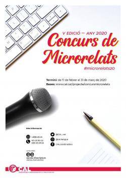 La CAL amb l?Escola d?Escriptura de l?Ateneu Barcelonès organitza la 5a edició del Concurs de Microrelats