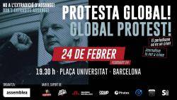 L'ANC afegeix Barcelona a la protesta global en suport a Julian Assange