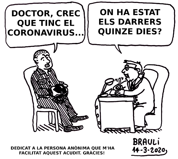 «Doctor, crec que tinc el coronavirus»