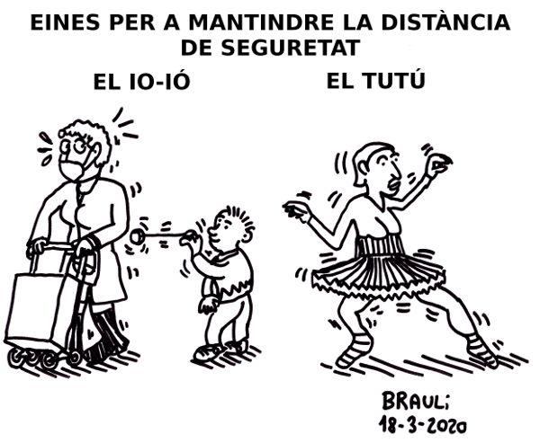 Eines per a mantindre la distància de seguretat