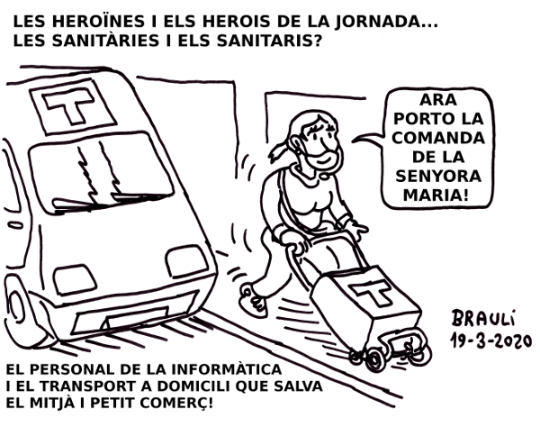 Les heroïnes i els herois de la jornada