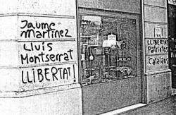 1979 Detenció de Jaume Martínez Vendrell, Lluís Montserrat i altres companys