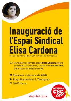 La Intersindical-CSC inaugura nova seu per al Camp de Tarragona