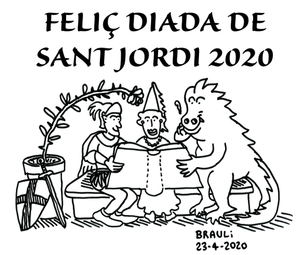 «Feliç Diada de Sant Jordi 2020»