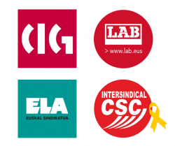 CIG, ELA, LAB i Intersindical-CSC
