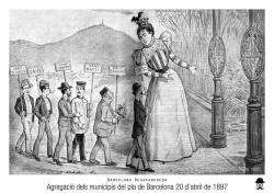 1897 Entra en vigor el Decret d'Agregació de municipis que passen a pertànyer a Barcelona