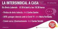 La Intersindical a Casa