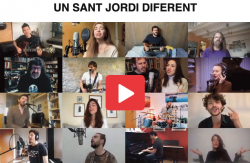 Una cançó interpretada per una vintena d'artistes per celebrar "Un Sant Jordi Diferent"