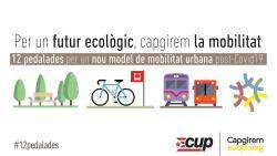 La CUP Capgirem Barcelona impulsa la campanya: "Per un futur ecològic, capgirem la mobilitat"