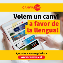La Plataforma per la Llengua reactiva el portal canvia.cat, una iniciativa per promoure canvis a favor del català