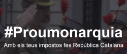 El Consell per la República realitza la campanya #Proumonarquia, una acció reivindicativa i de desobediència fiscal
