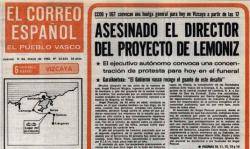 1982 ETA executa el director de la central nuclear de Lemoniz