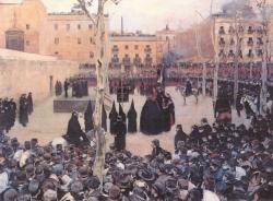 'Garrot vil', pintura de Ramon Casas sobre un execució de l'any 1894