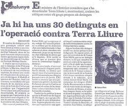 1992 Protestes de personalitats polítiques i de la societat civil contra les detencions i tortures de l'Operació Garzón