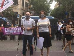 Clam per la llibertat de Jordi Sánchez i Jordi Cuixart coincidint amb els 1000 dies dels seus empresonaments