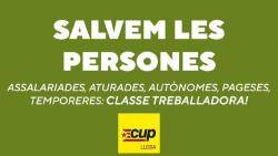 La CUP de Lleida demana fer efectiu un confinament dual i acompanyar-lo de mesures socials i econòmiques
