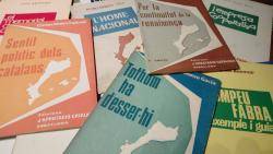 Exemplars de les Edicions dAportació Catalana editats per Joan Ballester. (Imatge: El Foment de Girona))
