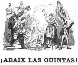 Les revolts contra les quintes, una constant durant el segle XIX