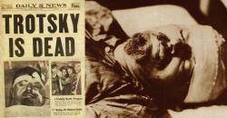 1940  Lev Trotsky, revolucionari rus exiliat, és ferit de mort a Mèxic