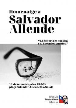 Homenatge a Salvador Allende a Badalona