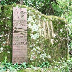 El 22 de juny de 1953 tres maquis són assassinats per la Guàrdia Civil a la font de Planells al municipi de Sant Ferriol (La Garrotxa)