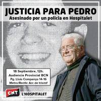 Concentració a l'Audiencia Provincial de Barcelona "Justícia per a Pedro"