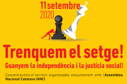La Intersindical-CSC crida a la mobilització l'11 de Setembre