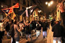 13 detencions a Barcelona i 1 a Girona durant la commemoració de l'1-O