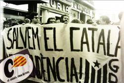 Reflexions sobre la normalització del català i l'entrevista a Jem Cabanes a Vilaweb(Manifestació dels GDL en defensa del català, 1987.)