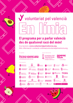 Escola Valenciana llança la nova campanya del Voluntariat pel Valencià en Línia