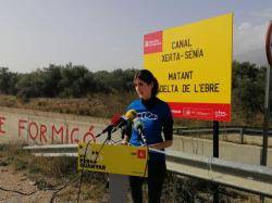 La CUP demana aturar el canal Xerta-Sénia i reclama preus justos pels productes de la pagesia
