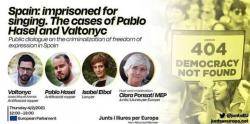 Valtònyc i Hasél parlaran de Llibertat d'Expressió al Parlament europeu