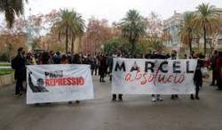 Concentració davant l?Audiència Provincial de Barcelona en suport d'en Marcel i exigir la seva absolució