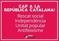 Poble Lliure remarca la superació del 50% a favor de la Independència amb una tendència majoritària cap a l'esquerra