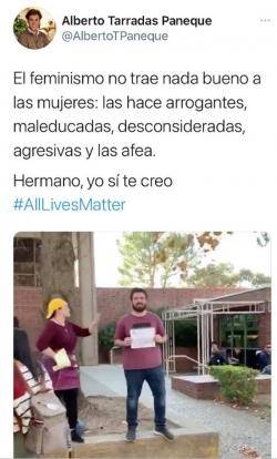 Tweet del candidat de Vox per Girona Alberto Tarradas