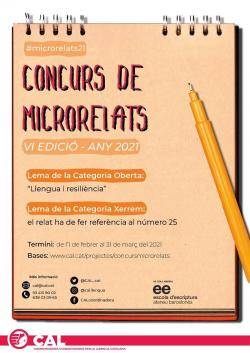 Obert el termini de la VI edició del Concurs de Microrelats de la CAL