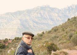 Ton Ribas, a la falda de Montserrat