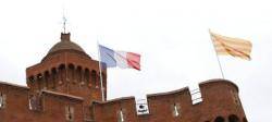 La bandera francesa al Castellet de Perpinyà