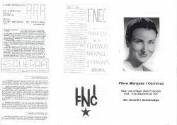 Recordatori de Flora Marquès i Carrera (Begur, 1928-1987)