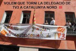 Continua la Campanya pel restabliment de la Delegació de TV3 a Catalunya Nord
