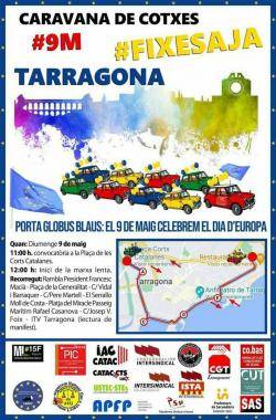 Caravana de cotxes a Tarragona per la FIXESA