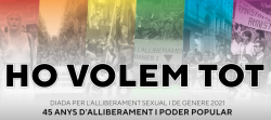 Crida LGBTI, Sororitrans i Sinver convoquen la 45a manifestació per l'alliberament LGBTI a Barcelona