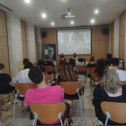 Josep Valtònyc i Marcel Vivet junts en un acte sota el lema "Ara toca amnistia"