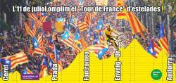 Crida per omplir el 'Tour' d'estelades amb l'objectiu de visualitzar els anhels de llibertat del poble català