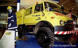 Vehicle de Vertigent Serveis que participava en l'extinció d'incendis forestals als anys 80
