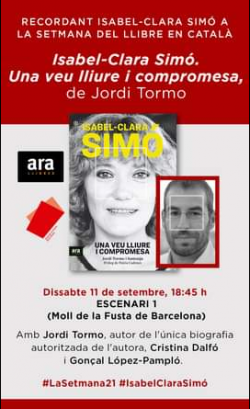 Isabel-Clara Simó a La Setmana del Llibre en Català 2021
