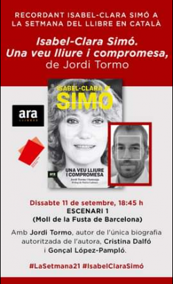 Isabel-Clara Sim&oacute; a La Setmana del Llibre en Catal&agrave; 2021